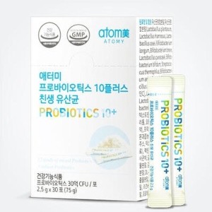 애터미 애터미 <b>프로바이오틱스</b> 10플러스 친생유산균 2.5g x 30포 x3SET (AD)