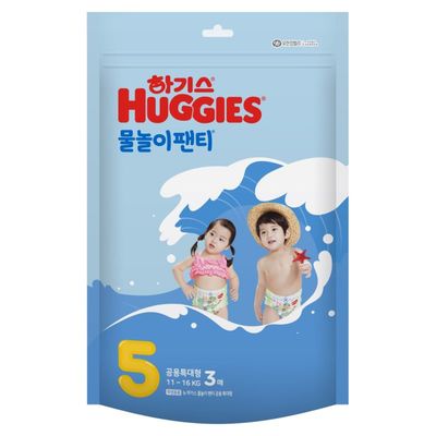 하기스 물놀이 팬티기저귀 특대형 5단계 (공용) 3매