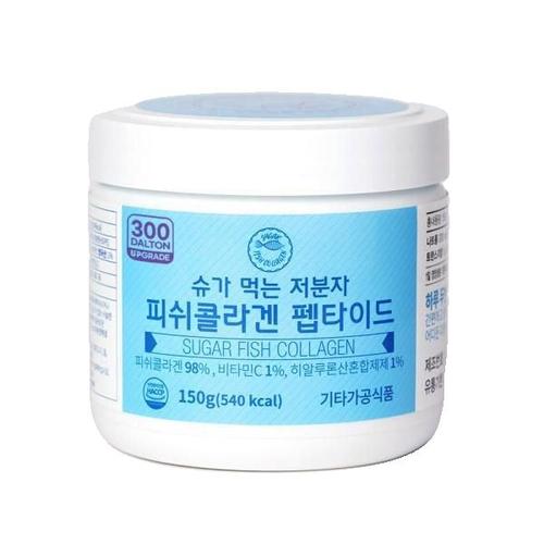 지웨이 <b>슈가 먹는 저분자 피쉬 콜라겐 펩타이드</b> 300달톤 (150g)