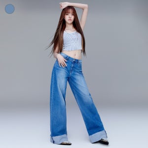 [게스] [NMIXX] M톤 롤업와이드 YP2D6095