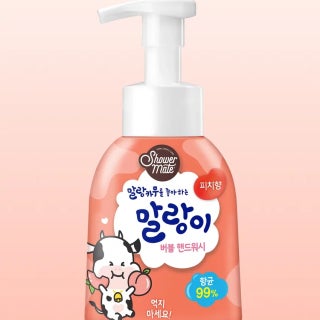다이소 샤워메이트 퓨어버블 핸드워시 피치 향 300 ml 1064484 제품 썸네일