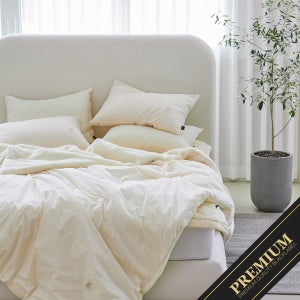 카르모 베이지 호주산100% 천연양모 60수 고밀도 양털 차렵이불/세트(SS)(Q)