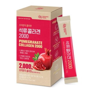 대상웰라이프 석류콜라겐 2000 (20gx15스틱) 초저분자 피쉬 젤리스틱 어류 엘라스틴 히알루론산