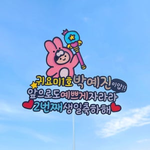 🔥할인판매🔥아기토끼 기념일, 생일 축하 토퍼🐇, 🐣새나샵🐣