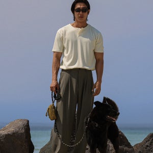 (L-5XL)벨론 헨리넥 반팔티[1+1 핵이득][SSIM 빅사이즈 와플패턴]