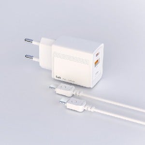 액티몬 ACT-49 C타입 GaN PD30W 2구 C+USB 급속 가정용 충전기 케이블포함