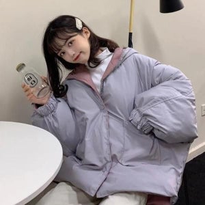 [로디] [오늘출발] 2컬러 양면점퍼 귀여운 아우터