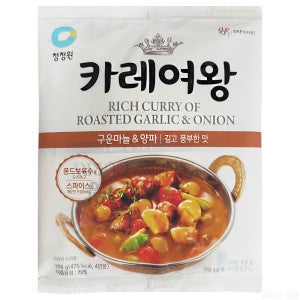 청정원 카레여왕 구운마늘양파 3분카레 108g x 10개