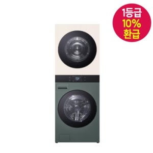 LG전자 트롬 AI 오브제컬렉션 워시타워 25kg+25kg WA2525GEHF / W