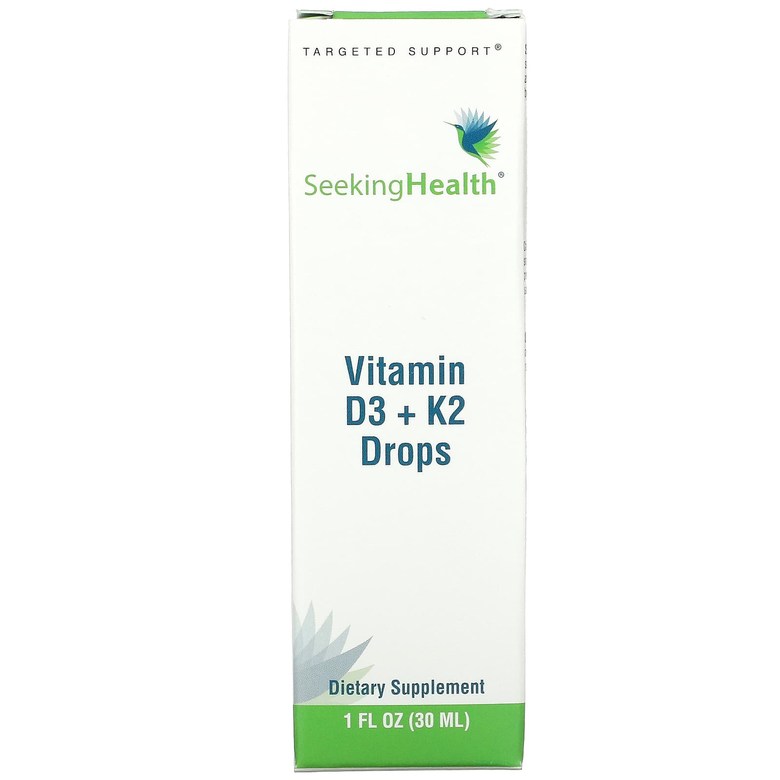 Seeking Health <b>비타민 D3</b> 플러스 <b>K2 드랍스</b> 1fl oz 30ml  1개