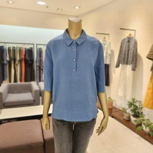 데미안 DK42572 카라넥 5부 마 블라우스