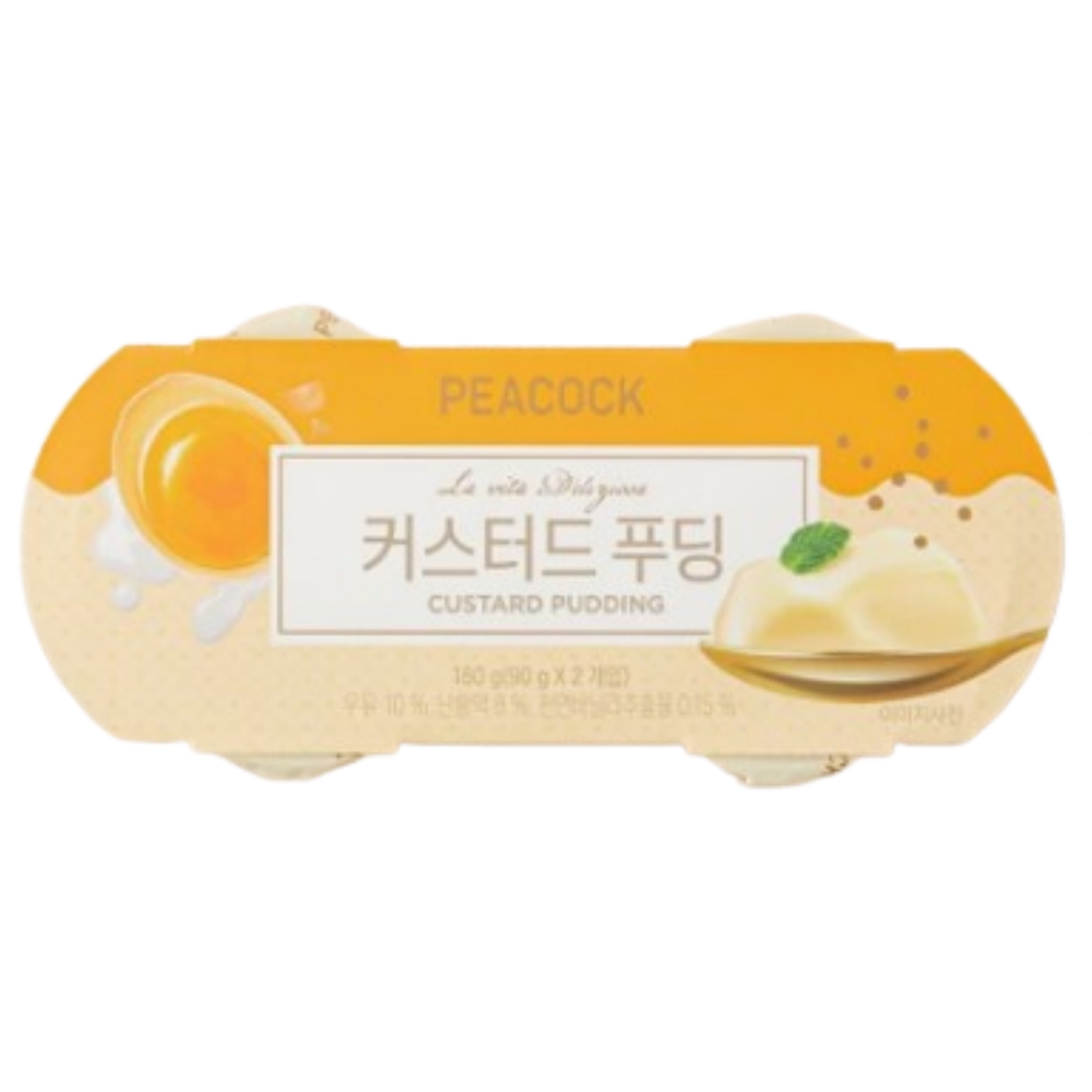 PEACOCK 커스터드 푸딩