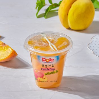 DOLE 복숭아 컵 푸딩