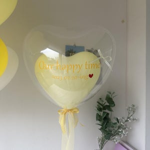 하트풍선 하트레터링풍선 프로포즈 웨딩 브라이덜샤워, 데이앤데이