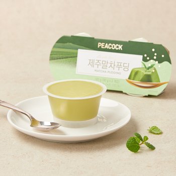 PEACOCK 제주말차 푸딩