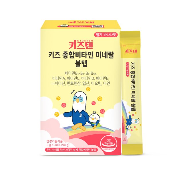 키즈텐 키즈 종합비타민 <b>미네랄</b> 볼탭 3g x 30포, 1개