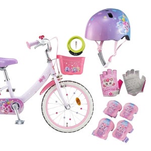 슈팅스타 캐치 로열티니핑 18 어린이 자전거 (헬멧 보호대 장갑) 번호키