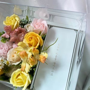 [무료배송] 나비가 앉을듯 플라워 용돈박스 설날선물, 렛잇플라워[Let it flower]