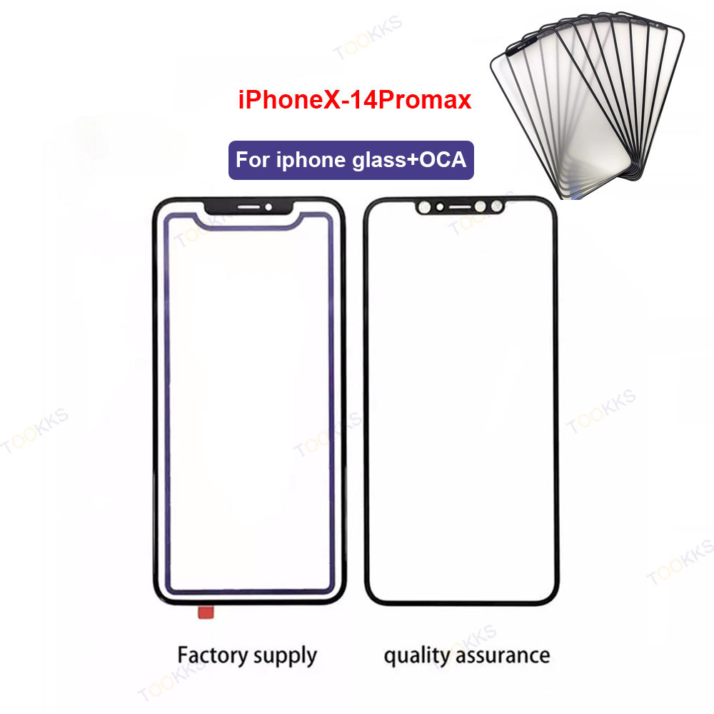 전면 유리 모바일 X <b>KULI</b> 터치 보호대 14Pro 디지 외부 교체 공장 저 OEM 스크린 맥스  iphone XS  1개