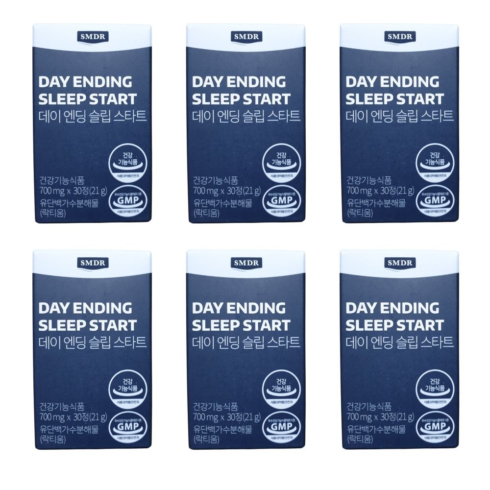 <b>바이오메스턴</b> SMDR 데이 엔딩 슬립 스타트 700mg 30정 6박스