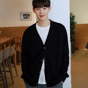 봄날 루즈핏 면가디건,키작은남자,키작남