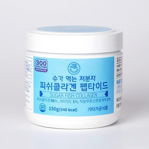 지웨이 <b>슈가 먹는 저분자 피쉬 콜라겐 펩타이드</b> 150g x2