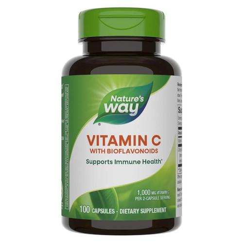Nature’s Way <b>네이처스</b> 웨이 <b>비타민</b> C 바이오플라보노이드 1000mg 캡슐 100정