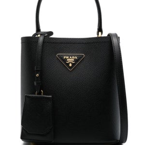 프라다 삼각로고 사피아노 파니에 스몰 토트백 블랙 금장 1BA217 VOOO 2ERX F0002 25SS 레더 버켓 백 1BA217VOOO2ERXF0002 1 121550679