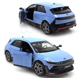 [데코앤] 현대 아이오닉5 N 전기차 블루 국산 미니카 풀백 다이캐스트 피규어