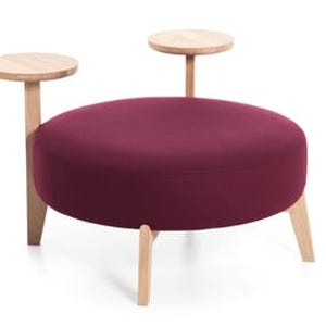 [해외] Very Wood ISOLA 90TO/90TR - Round fabric pouf (Request Info) 8501073740121