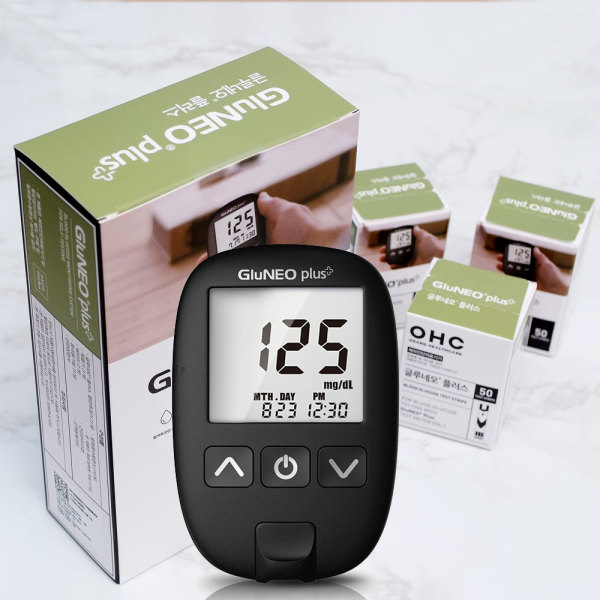 메디위 글루네오 플러스 기계+시험지150+침210+솜200