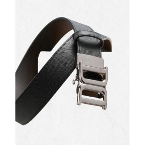 [닥스 액세서리] 닥스 DAKS MEN S ACCESSORIES DD 메탈릭 버클 소가죽 자동벨트 2457060 DBBE5F087BK
