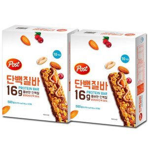 포스트 포스트 단백질바 500g x 2개