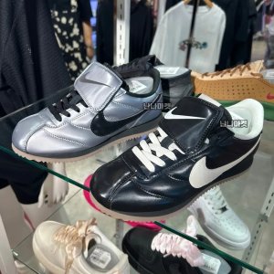 나이키 코르테즈 레더 SE 메탈릭 쿨 그레이 실버 블랙 화이트 HQ3490-099 IM4843-010