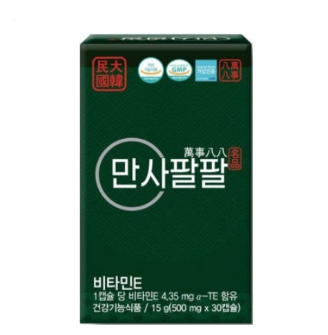 만사팔팔 500mg x 30캡슐, 6개