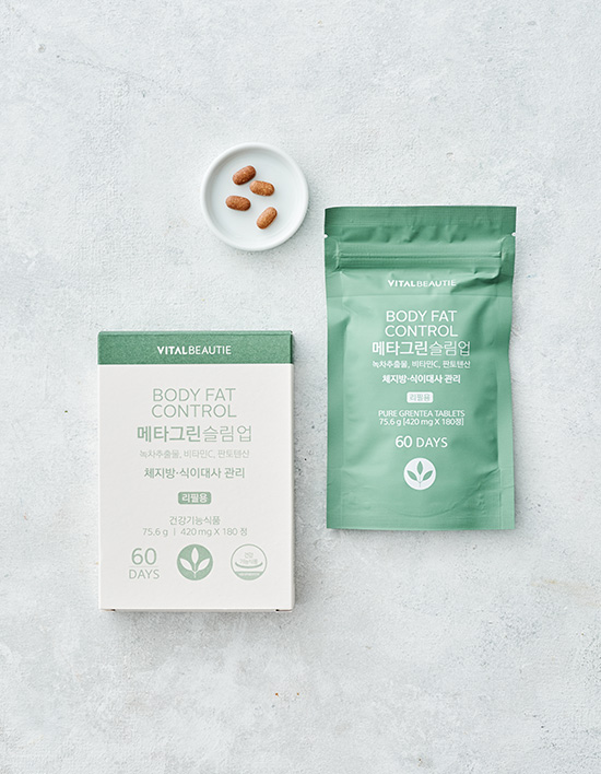 [바이탈뷰티] <b>메타그린 슬림업</b> 리필 (60일분)