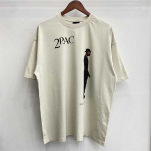 Saint Michael ghost 2pac 프린팅 라운드 반팔 티셔츠 #2 [스트릿 편집샵 람스]