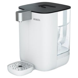 브리타 큐브 온도맞춤형 온정수기 4L 화이트 BRITA CUBE WHITE  5단온도 4단용량 무설치 직수형 분유포트 미니