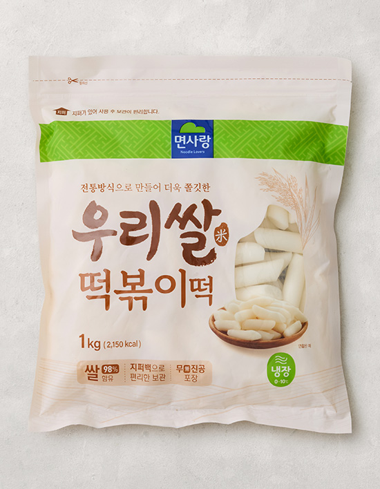 우리쌀떡볶이떡 제품 이미지