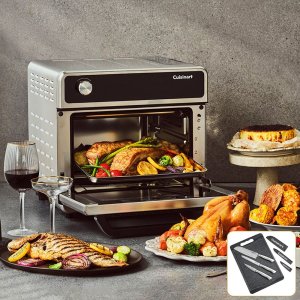 쿠진아트 스팀 에어프라이어 오븐 CSO-500KR + 칼도마 4종