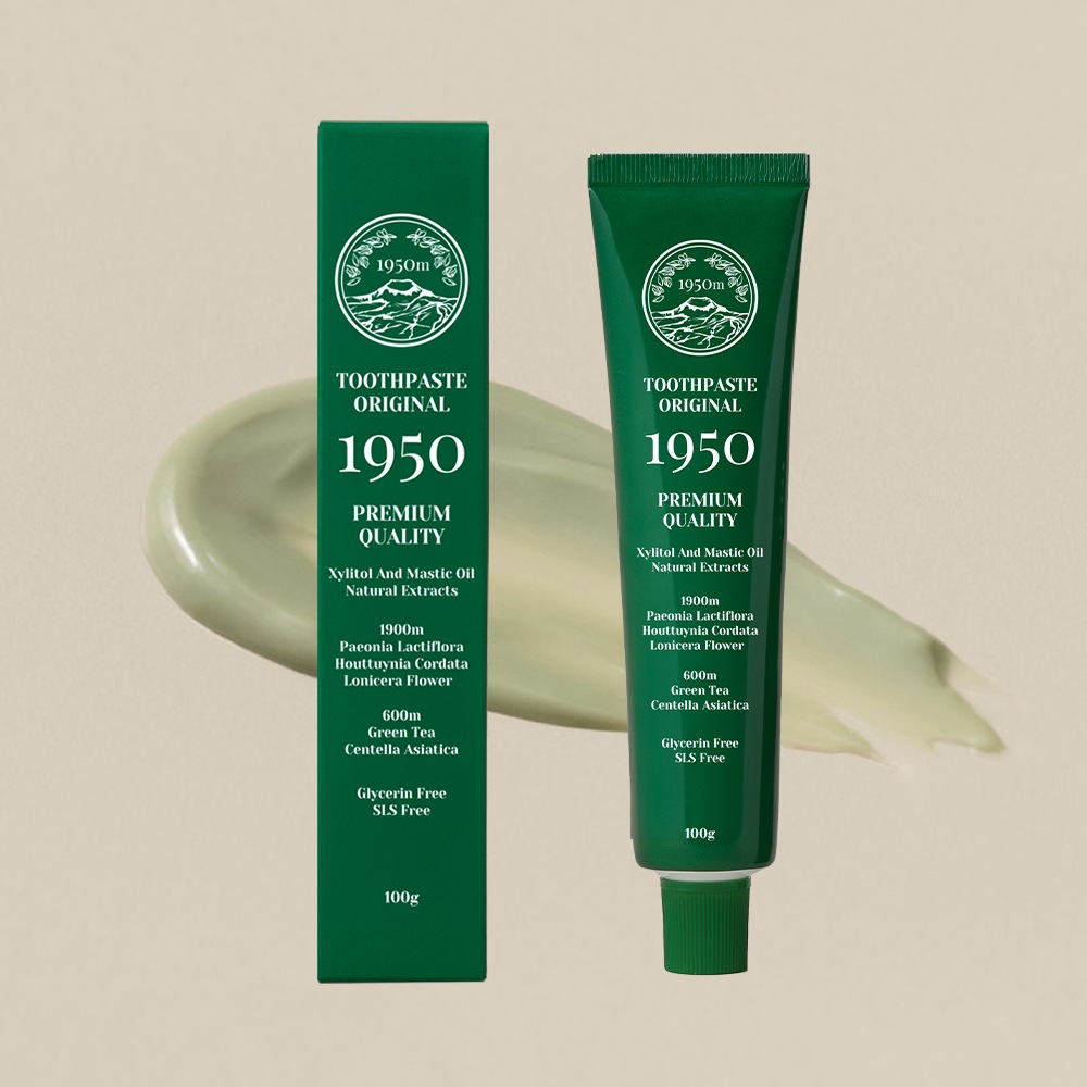 <b>1950</b> <b>1950</b> 제주 오리지널 그린 치약 100g 1개