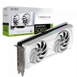 이엠텍 지포스 RTX 5060 MIRACLE WHITE D7 8GB 그래픽카드 VGA