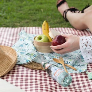 엘레나하임 양면방수 피크닉매트 레드체크