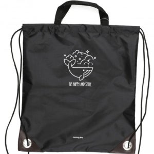 4000 모닝글로리 고래 어깨끈 신주머니 신발주머니 360x400mm - 보조가방 파우치