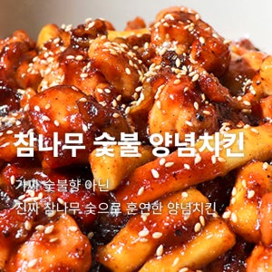 [100% 숯불] 숯불양념치킨 매운맛/순한맛 350g 1팩