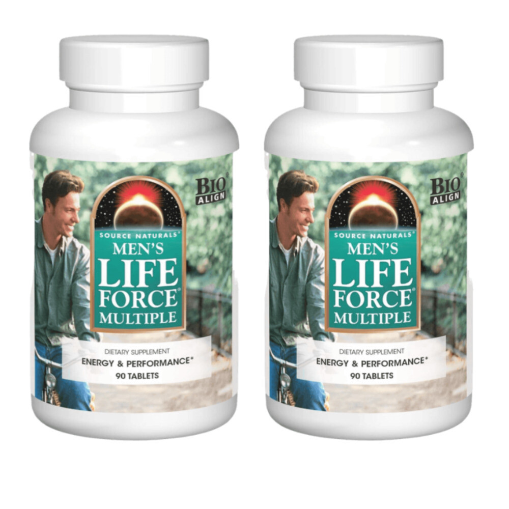 소스내추럴스 소스내츄럴스 <b>맨즈 라이프 포스 멀티플</b> 종합 비타민 90정 2병