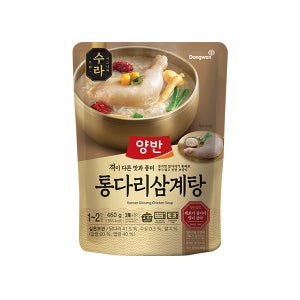 동원 양반 수라 통다리 삼계탕 460g (1~2인분) x 5개