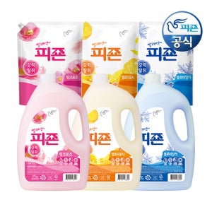 피죤 섬유유연제 3.1L 용기 x 1개+2100ml 리필 x 1개