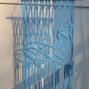 파도 위 고래  마크라메 벽걸이 하모니아, 하모니아