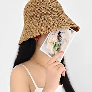 바캉스 얀 썬셋 플로르 버킷햇